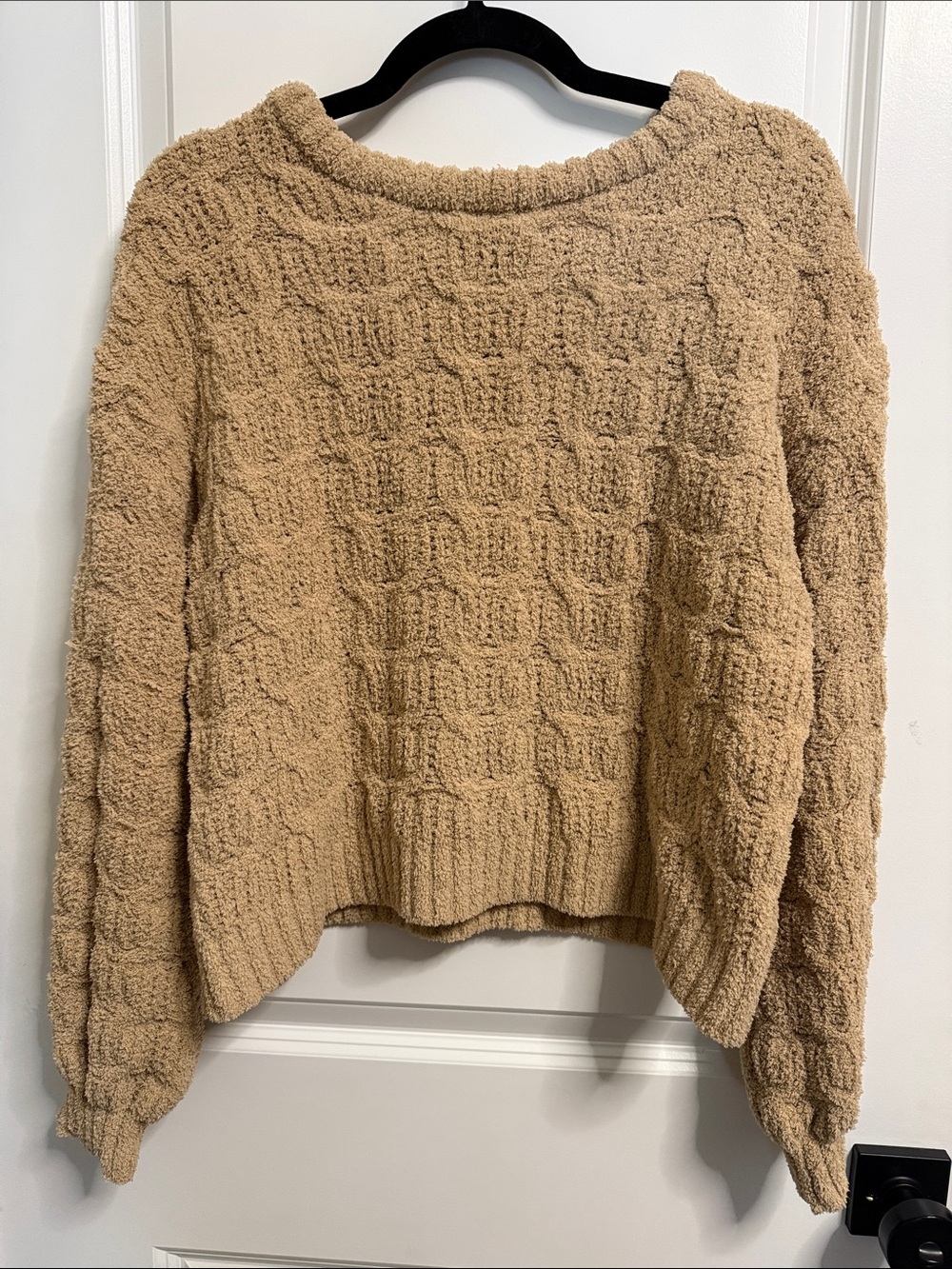 Love Ellie Super Soft Crewneck Sweater in Tan